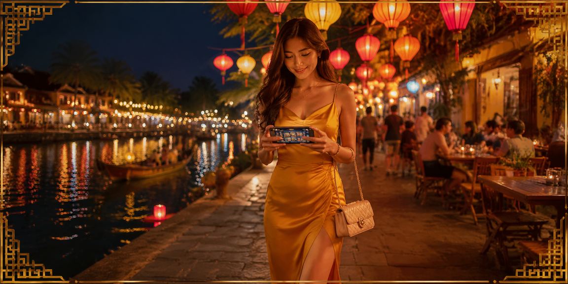 Không gian giải trí casino tại Hội An về đêm