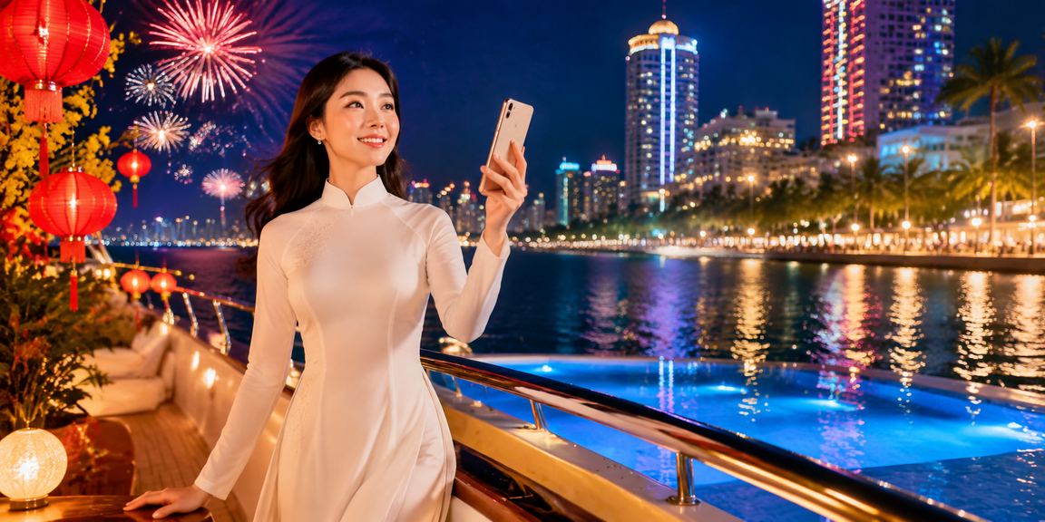 Người dùng áo dài truy cập casino trên điện thoại tại Nha Trang